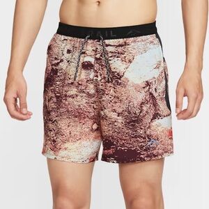 Nike Trail Dri-FIT 6" Brief-Lined Running Shorts - Rocky Print - Men's XL